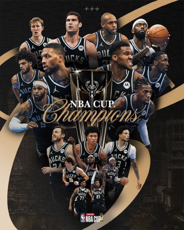 尊龙凯时网址 雄鹿大胜雷霆夺得NBA杯冠军 字母三双当选MVP