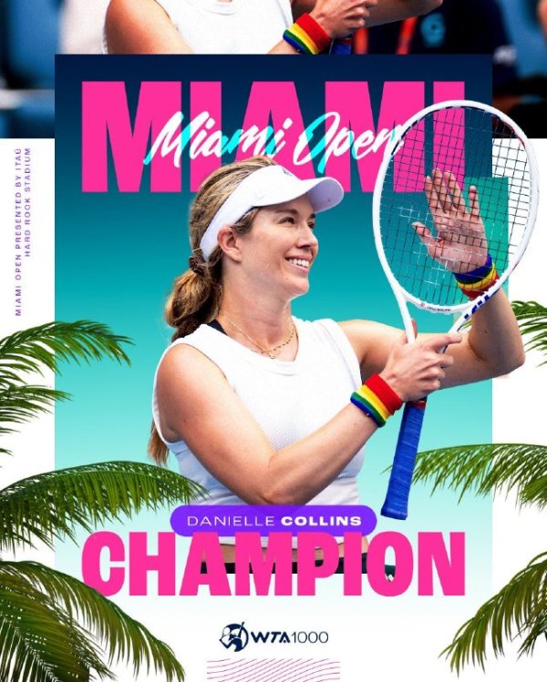 尊龙凯时网址 迈阿密站-柯林斯决赛2-0莱巴金娜 首夺1000赛冠军