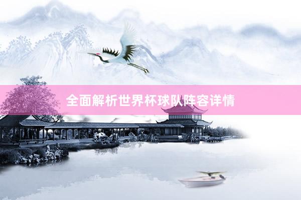 全面解析世界杯球队阵容详情